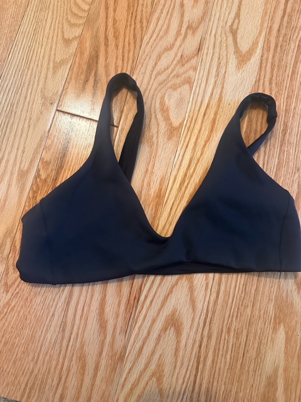 Left on Friday Plunge Top Black